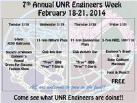 7th Annual Engineers Week: Student Clubs Tabling