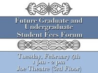 Future Graduate and Undergraduate Student Fees Forum