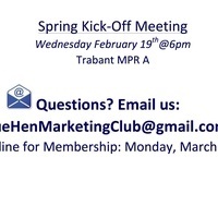 Blue Hen Marketing Club: Spring Kickoff Meeting