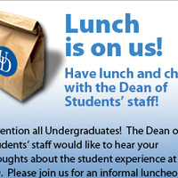 Lunch with the Dean of Students' Staff