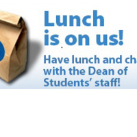 Lunch with the Dean of Students' Staff!