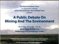 Nevada Debate Union Spring Public Debate