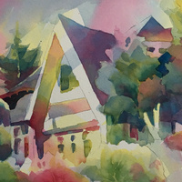 Watercolor Demonstration - Julie Crouch