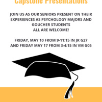 Psychology Senior Capstone Presentations