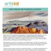 Create the Future: 2019 Arts Education Community Forums