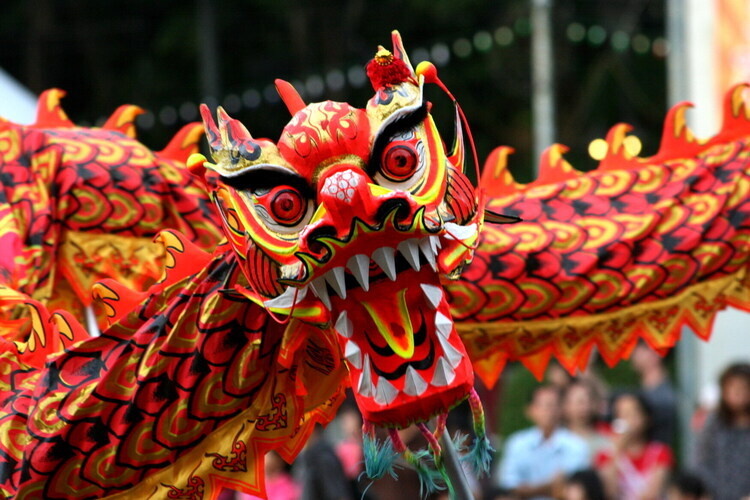 Parade of Nations and Chinese Dragon Dance