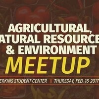 Agricultural, Natural Resources & Environment Meetup