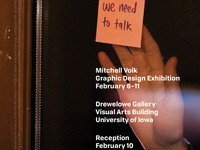 Mitchell Volk MA student in Graphic Design