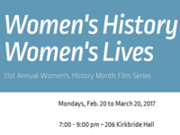 31st Annual Women’s History Month Film Series 31st Annual Women’s History Month Film Series