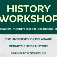 Spring 2017 History Workshop