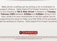 Chipotle Fundraiser! Chipotle Fundraiser!