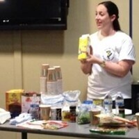 Healthy HENS and Recreation Services 6 weeks to the beach nutrition demonstration