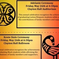 Adelante and Kente Stole Ceremonies