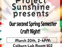 Project Sunshine's Craft Night! Project Sunshine's Craft Night!