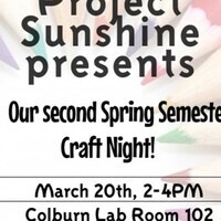 Project Sunshine's Craft Night!