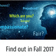 Getting ready to register for Fall 2017 courses? Try Moral Mind: The Science Underlying Ethical Decision-Making and Virtuous Character. Getting ready to register for Fall 2017 courses? Try Moral Mind: The Science Underlying Ethical Decision-Making and Virtuous Character.