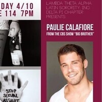 Lambda Theta Alpha Latin Sorority Inc. Presents: Paulie Calafiore
