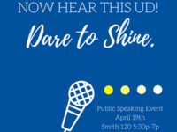Now Hear This UD! Dare to shine. Now Hear This UD! Dare to shine.