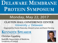 2017 Delaware Membrane Protein Symposium 2017 Delaware Membrane Protein Symposium