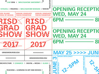 RISD Graduate Thesis Exhibition 2017 RISD Graduate Thesis Exhibition 2017