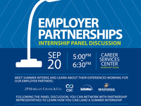 Employer Partnerships: Student Internship Panel Discussion Employer Partnerships: Student Internship Panel Discussion