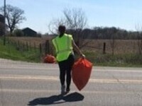 Kappa Psi Highway Clean Up