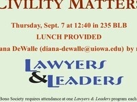 Lawyers & Leaders: Civility Matters