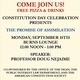 CONSTITUTION DAY CELEBRATION - The Promise of Assimilation CONSTITUTION DAY CELEBRATION - The Promise of Assimilation