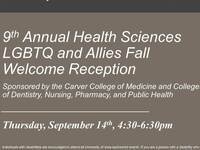 Health Sciences LGBTQ and Allies Fall Welcome Reception