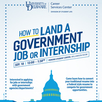 How to Land A Government Job or Internship