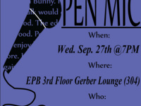English Society Open Mic
