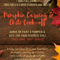 A&S Grad Student Chili Cook-Off and Pumpkin Carving
