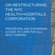The Future of New York City's Health + Hospitals Corporation