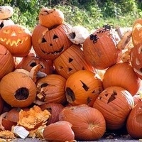 Compost your old pumpkins!