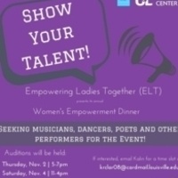 Women's Empowerment Dinner Auditions