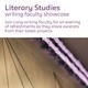Literary Studies - Writing Faculty Showcase