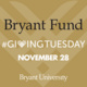 Bryant's 4th Annual #GivingTuesday