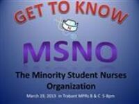 Get to Know MSNO Get to Know MSNO