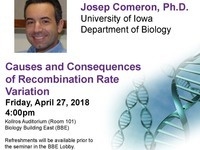 Causes and Consequences of Recombination Rate Variation