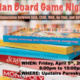 Asian Gaming Board Night