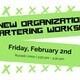 New Organization Chartering Workshop