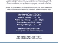 Gilman Scholarship Info Session