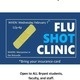 Flu Clinic for Students, Faculty, and Staff