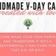 Make your own paper for V-Day Cards!