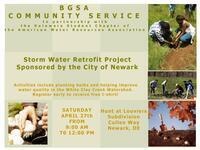 BGSA Community Service – City of Newark Storm Water Program BGSA Community Service – City of Newark Storm Water Program