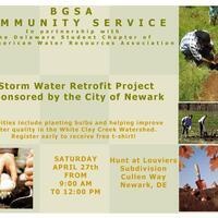 BGSA Community Service – City of Newark Storm Water Program