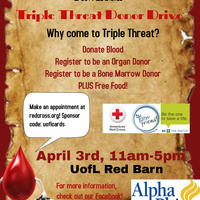 Triple Threat Donor Drive