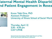 Maternal Mental Health Disparities and Patient Engagement in Research