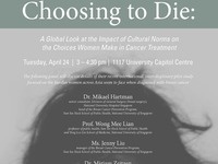 Choosing to Die: A Global Look at the Impact of Cultural Norms on the Choices Women Make in Cancer Treatment