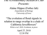 The Evolution of Floral Signals in Relation to Range Overlap in a Clade of California Jewelflowers